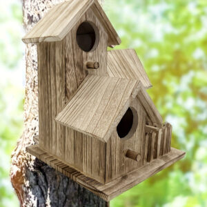 Vogelhaus Bausatz 'Vogeldorf' | Kreatives DIY-Set zum Selberbauen