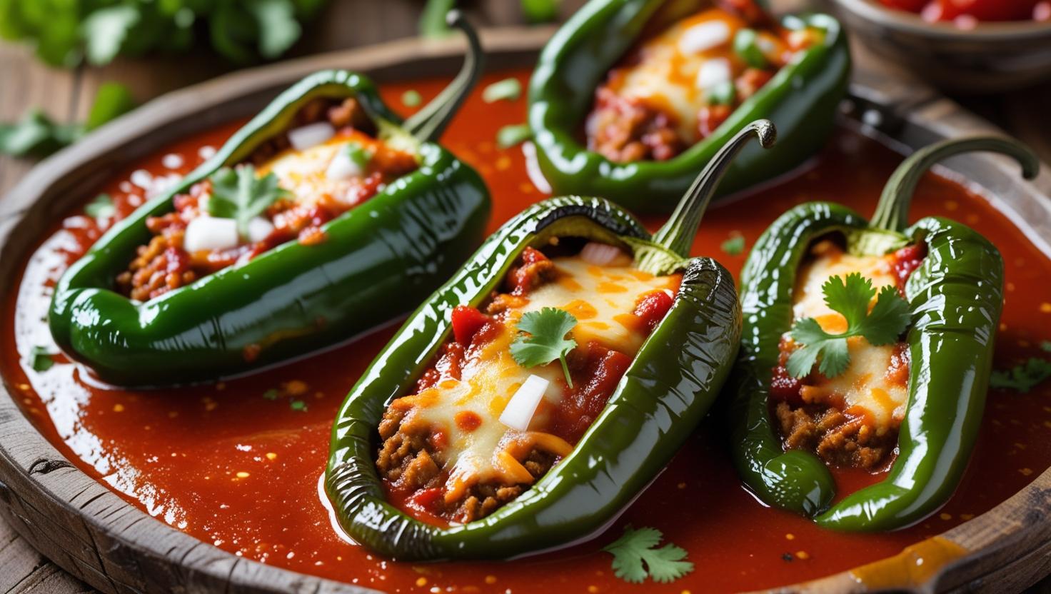 Authentisches Chiles Rellenos Rezept: Gefüllte Poblano Chilis selber machen