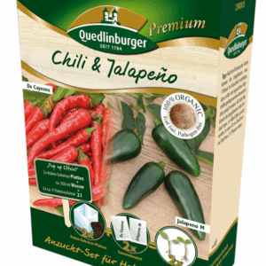 Chili & Jalapeño Anzucht-Set von Quedlinburger | Dein Weg zur eigenen Ernte