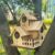 Handgemachtes Holz-Vogelhaus mit 3 Nistplätzen